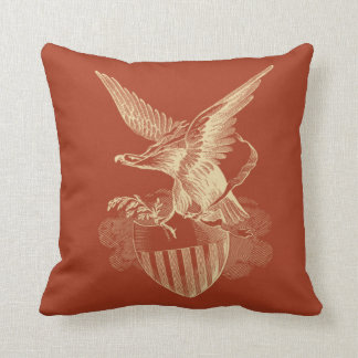 Coussin patriotique d'Eagle