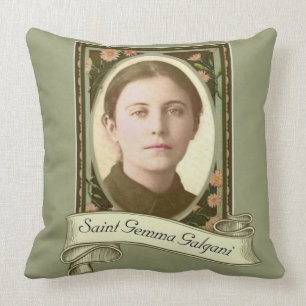 Coussin Patron de St Gemma Galgani des pharmaciens