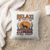 Coussin Patrouille de chien zombie conception de chemise H (Couverture)
