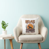Coussin Patrouille de chien zombie conception de chemise H (Chaise)