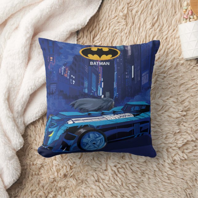Coussin Patrouille nocturne de Batman dans la ville de Got (Couverture)
