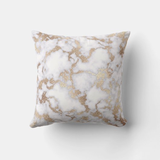 Coussin Pattern de Chic White Gold Foil (Verso)