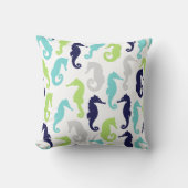 Coussin Pattern de Sea Horses (Recto)