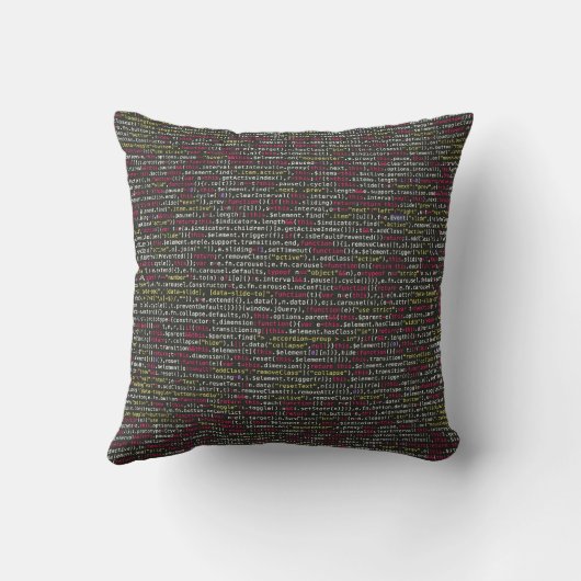 Coussin Patters de Developer (Verso)