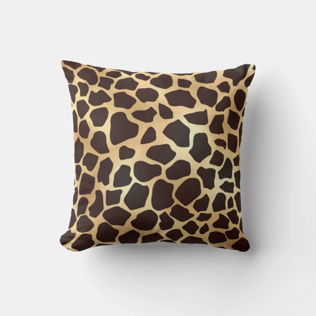 Coussin Patters d'Or Brown (Recto)