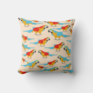 Coussin Patters du Colorful Tropical Macaw