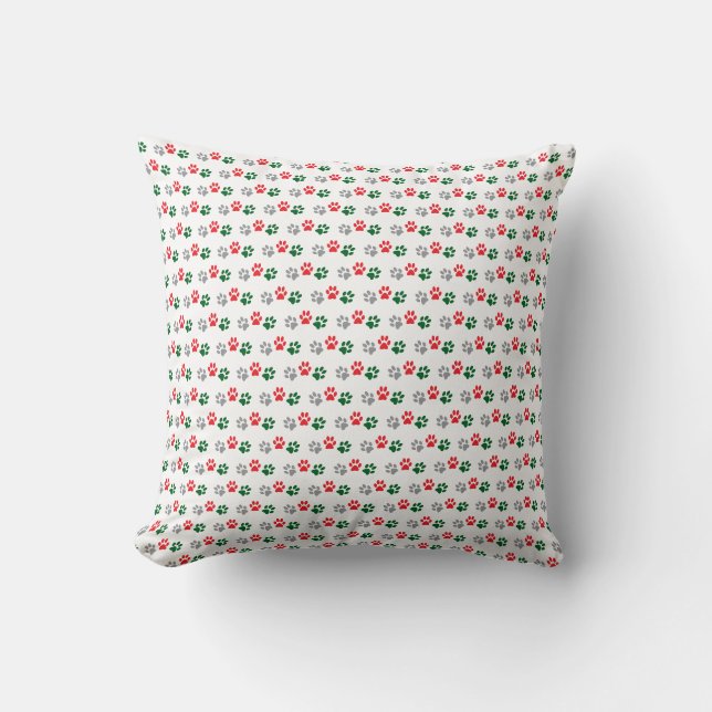 Coussin Pattes de Noël (Recto)