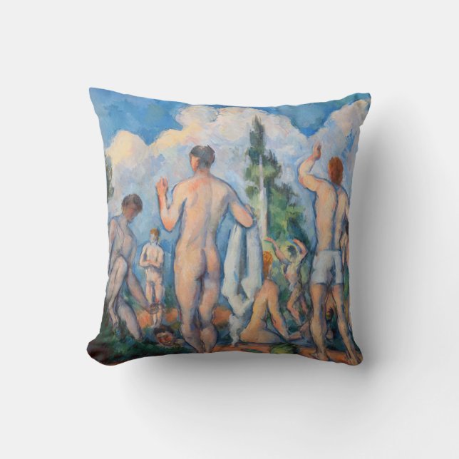 Coussin Paul Cezanne - Baigneurs (Recto)