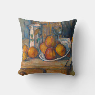Coussin Paul Cezanne - Nature morte avec pot à lait et fru