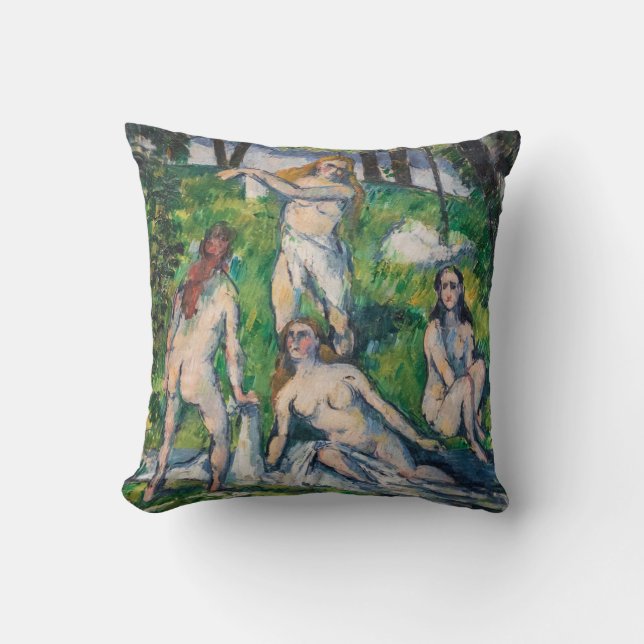 Coussin Paul Cezanne - Quatre Baigneuses (Recto)