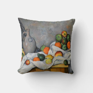 Coussin Paul Cezanne - Rideau, cruchon et compotier