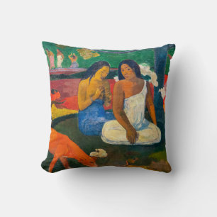 Coussin Paul Gauguin - Arearea / Le Chien Rouge