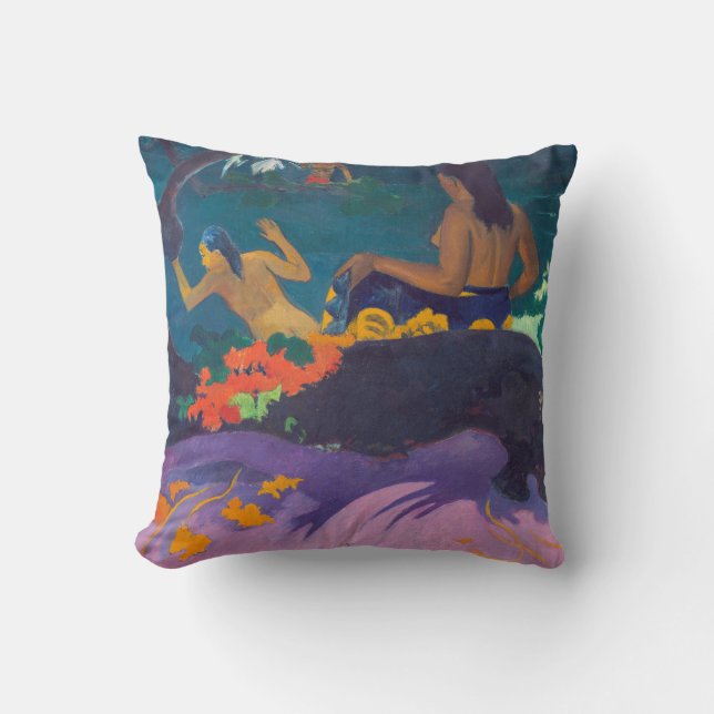 Coussin Paul Gauguin - By the Sea / Fatata te Miti (Recto)