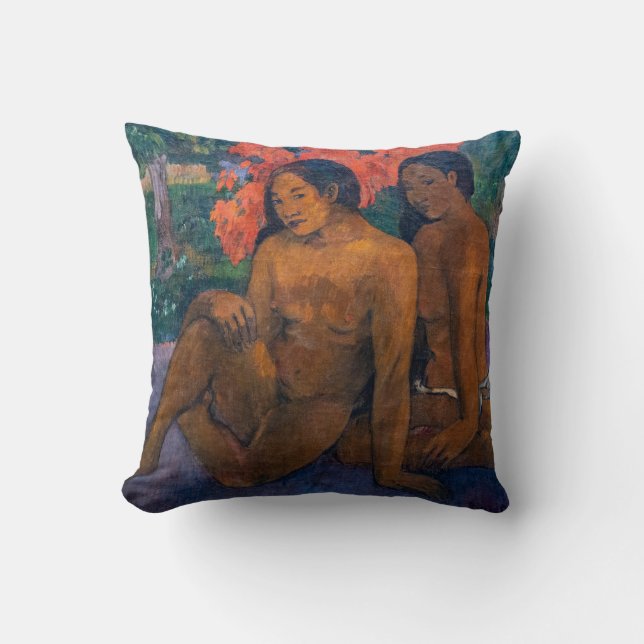 Coussin Paul Gauguin - Et l'or de leur corps (Recto)