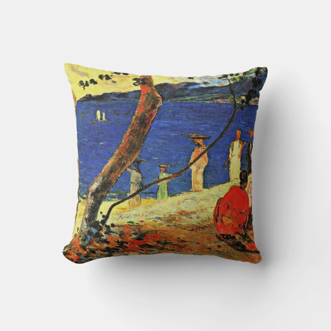 Coussin Paul Gauguin - Un Rivage (Recto)