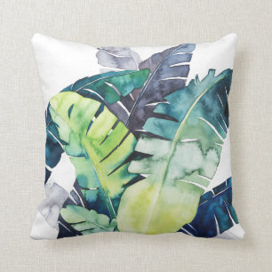 Coussin Paumes crépusculaires - palmettes