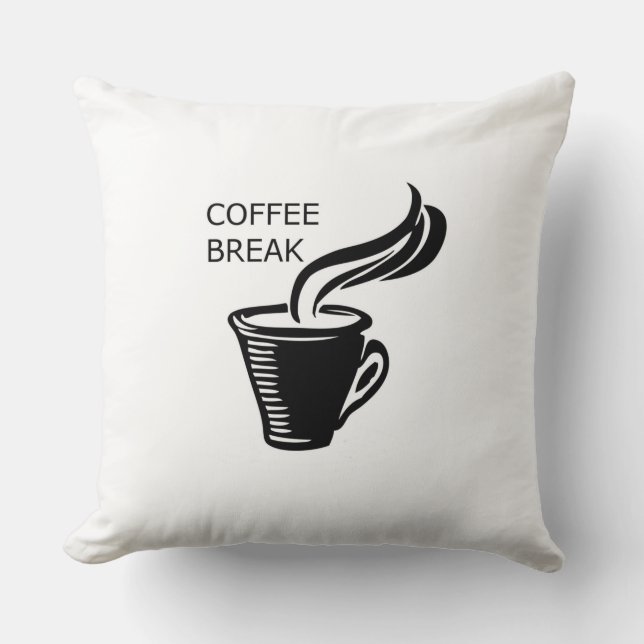 Coussin Pause café (Recto)