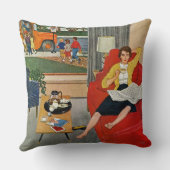 Coussin Pause-café de matin (Verso)