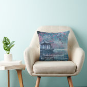 Coussin Pavillon en fleurs de prune Lac (Chaise)