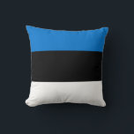 Coussin Pavillon Estonie<br><div class="desc">Drapeau patriotique d'Estonie.</div>