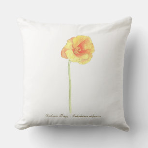 Coussin Pavot de Californie