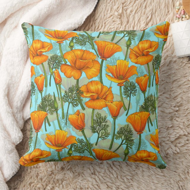 Coussin Pavot de Californie (Couverture)