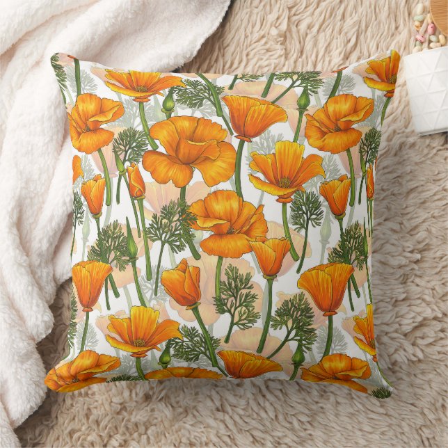 Coussin Pavot de Californie (Couverture)