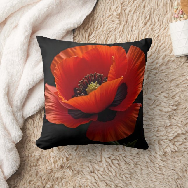 Coussin pavot rouge (Couverture)