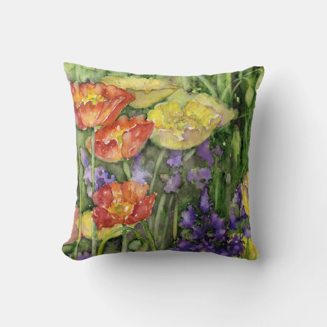 Coussin Pavots (Recto)
