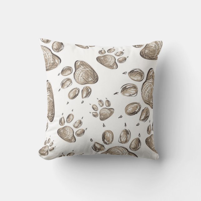 Coussin Pawprints (Recto)