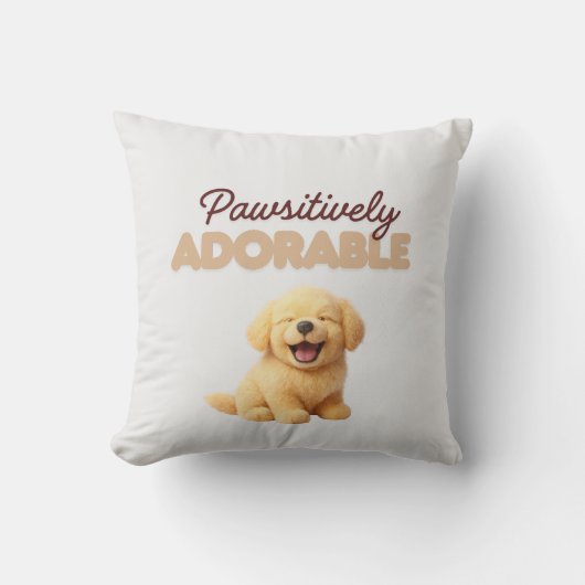 Coussin Pawsitively Adorable (Recto)