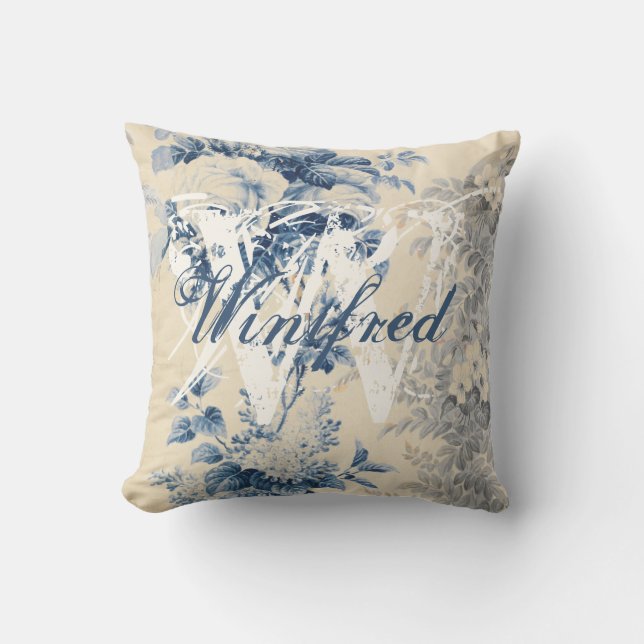 Coussin Pays Français Antique Agritourisme Jeu d'oreiller (Recto)