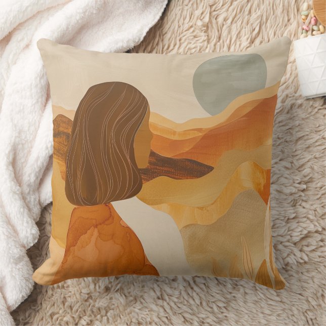 Coussin Paysage Abstrait de Boho (17) (Couverture)
