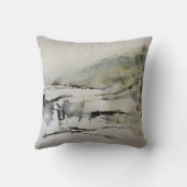 Coussin Paysage Abstrait des couleurs d'automne 2 (Verso)