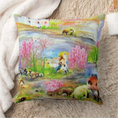 Coussin Paysage aquarelle (Couverture)