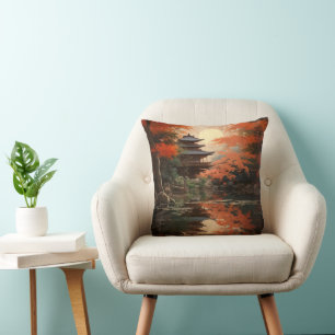 Coussin Paysage asiatique
