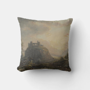 Coussin Paysage avec château - Paul Sandby - c1808