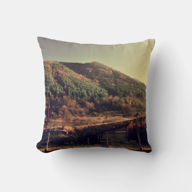 Coussin Paysage d'automne (Recto)