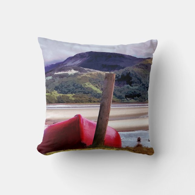 COUSSIN PAYSAGE DE BATEAU ET DE MONTAGNE (Recto)