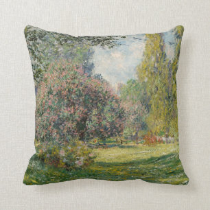 Coussin Paysage de Claude Monet : Le Parc Monceau