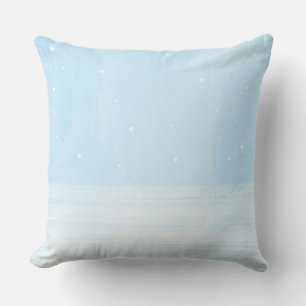 Coussin paysage de neige