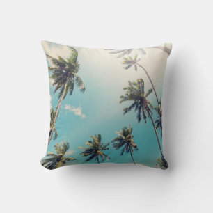 Coussin Paysage de plage tropicale de Serenity