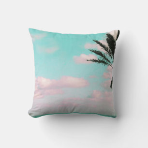 Coussin Paysage de plage, Vue sur l'océan, Palm