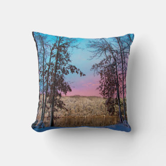 Coussin Paysage d'hiver