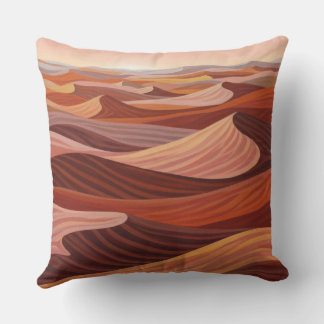 Coussin Paysage du désert chaud - Art Pittoresque