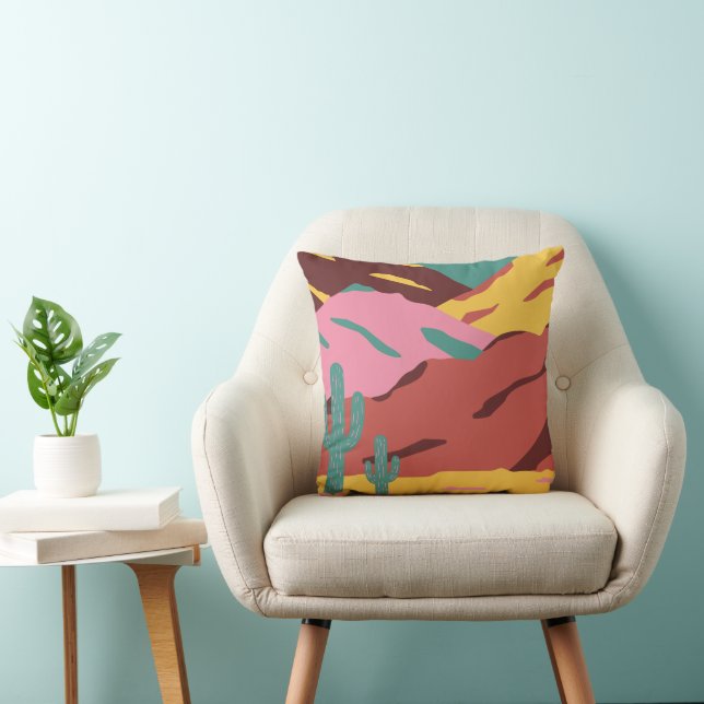 Coussin Paysage du désert Jeu d'oreiller (Chaise)