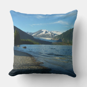 Coussin Paysage du lac Mendenhall à Juneau en Alaska