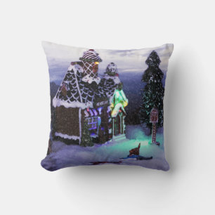 Coussin Paysage enneigé de conte de fées 2020