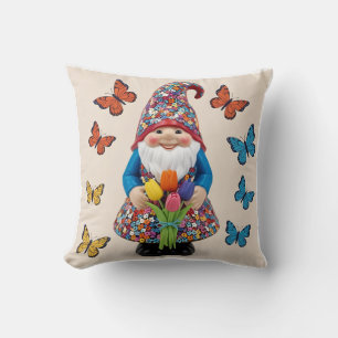 Coussin Paysage floral fantasque : Fête des Mères