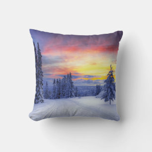 Coussin Paysage hivernal